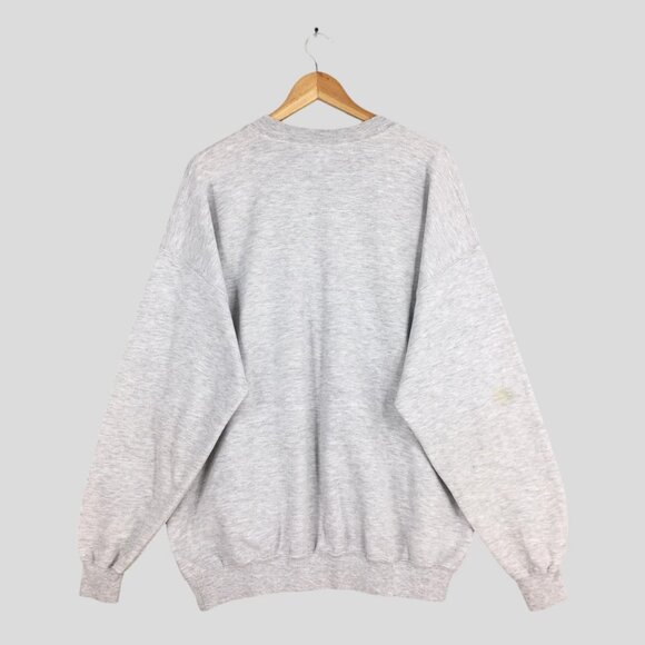 Vintage Baltimore Ravens NFL Gray Sweatshirt Ray Lewis Super Bowl - Picture 2 of 3